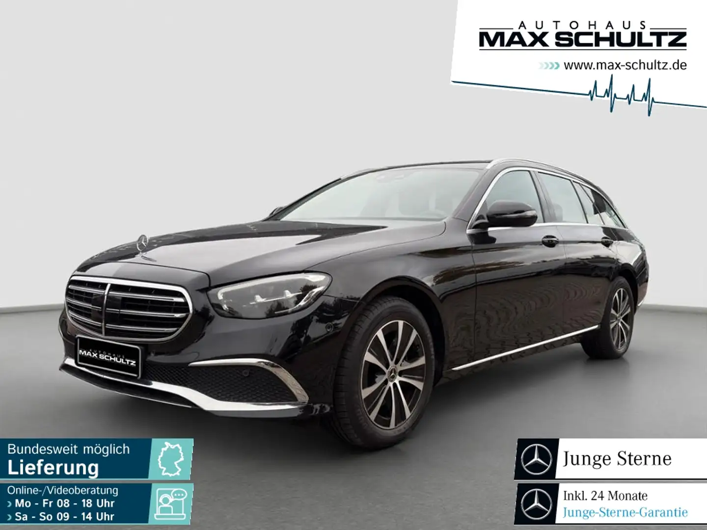 Mercedes-Benz E 220 d T 4M MBUX HE*SHD*DISTR*DAB*THERMOTRONIC Negro - 1