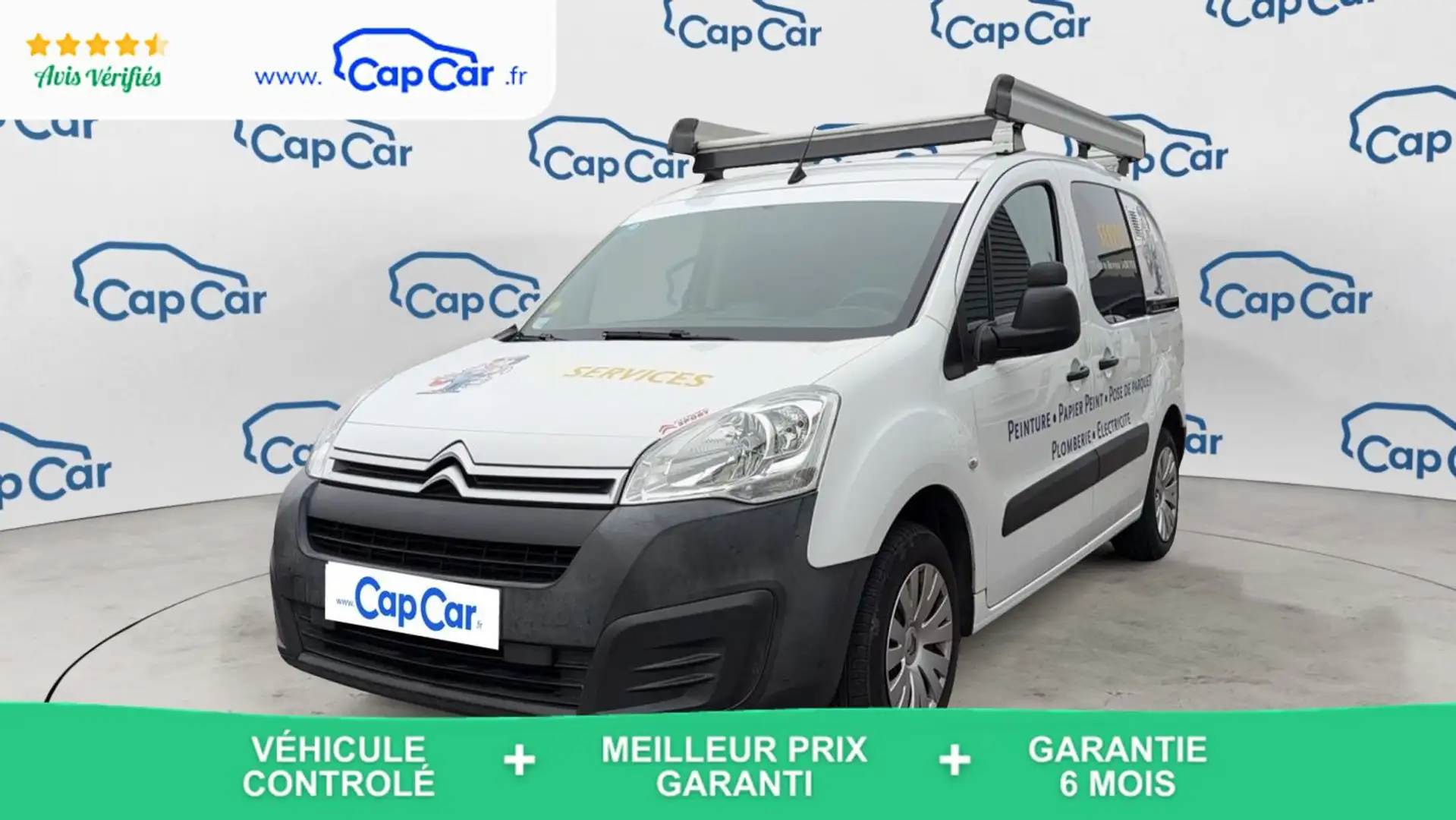 Citroen Berlingo VU 1.6 HDi 90 Business Blanc - 1