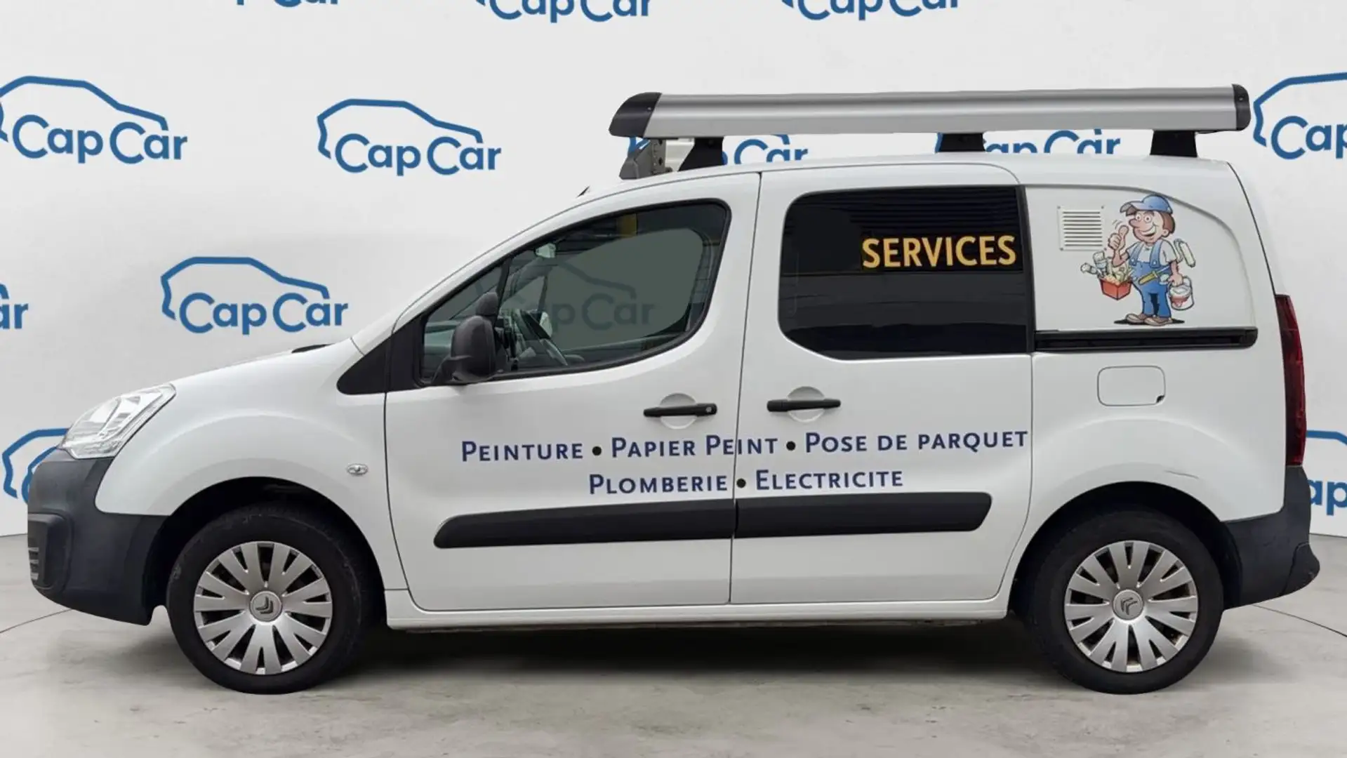 Citroen Berlingo VU 1.6 HDi 90 Business Blanc - 2