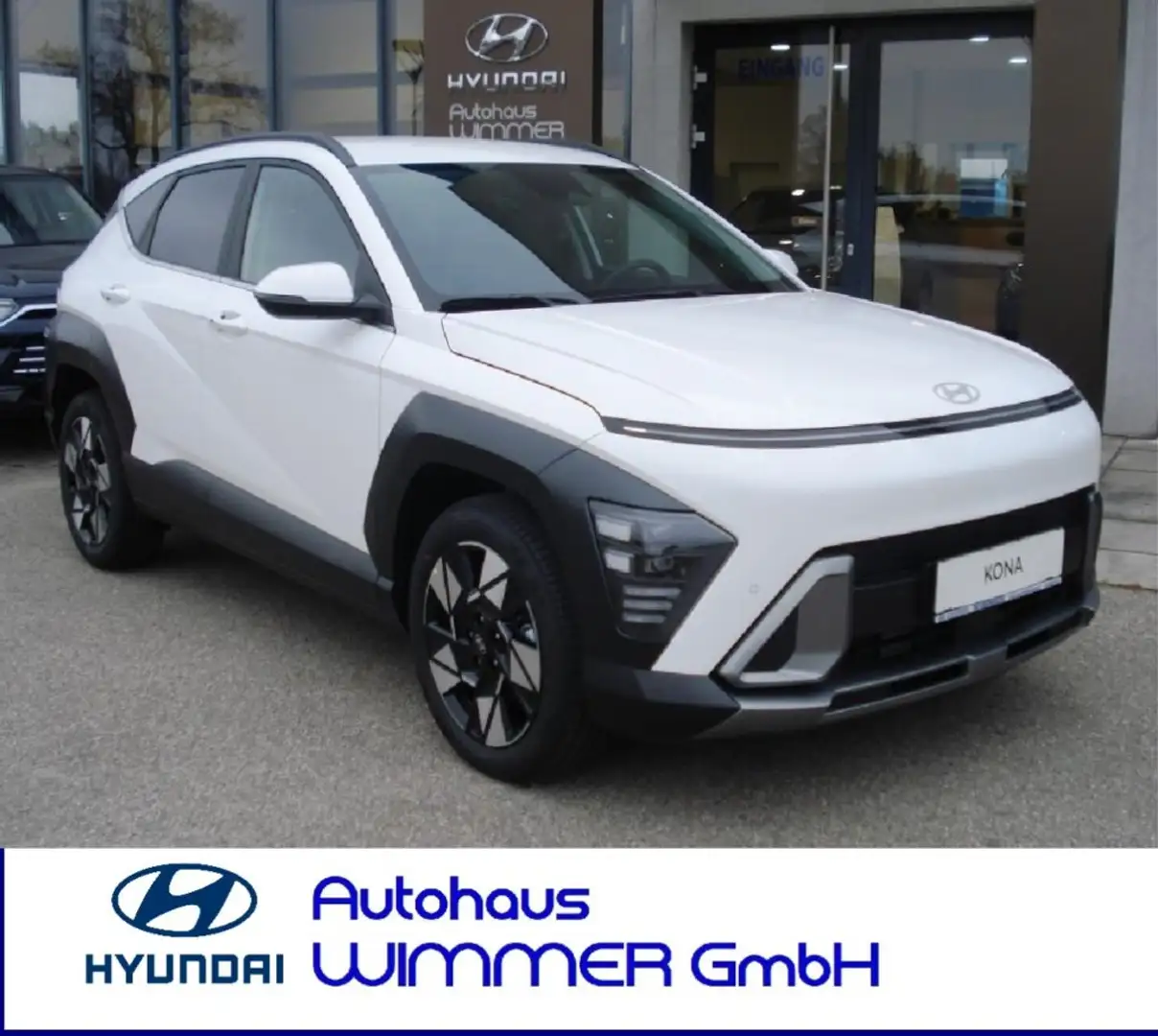 Hyundai KONA (SX2) GO Plus 1.6 T-GDI 2WD DCT k5bu2-OP6 Wit - 1