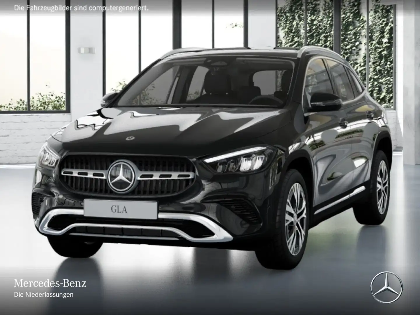Mercedes-Benz GLA 250 e PROGRESSIVE+PANO+AHK+LED+BURMESTER+TOTW Schwarz - 2