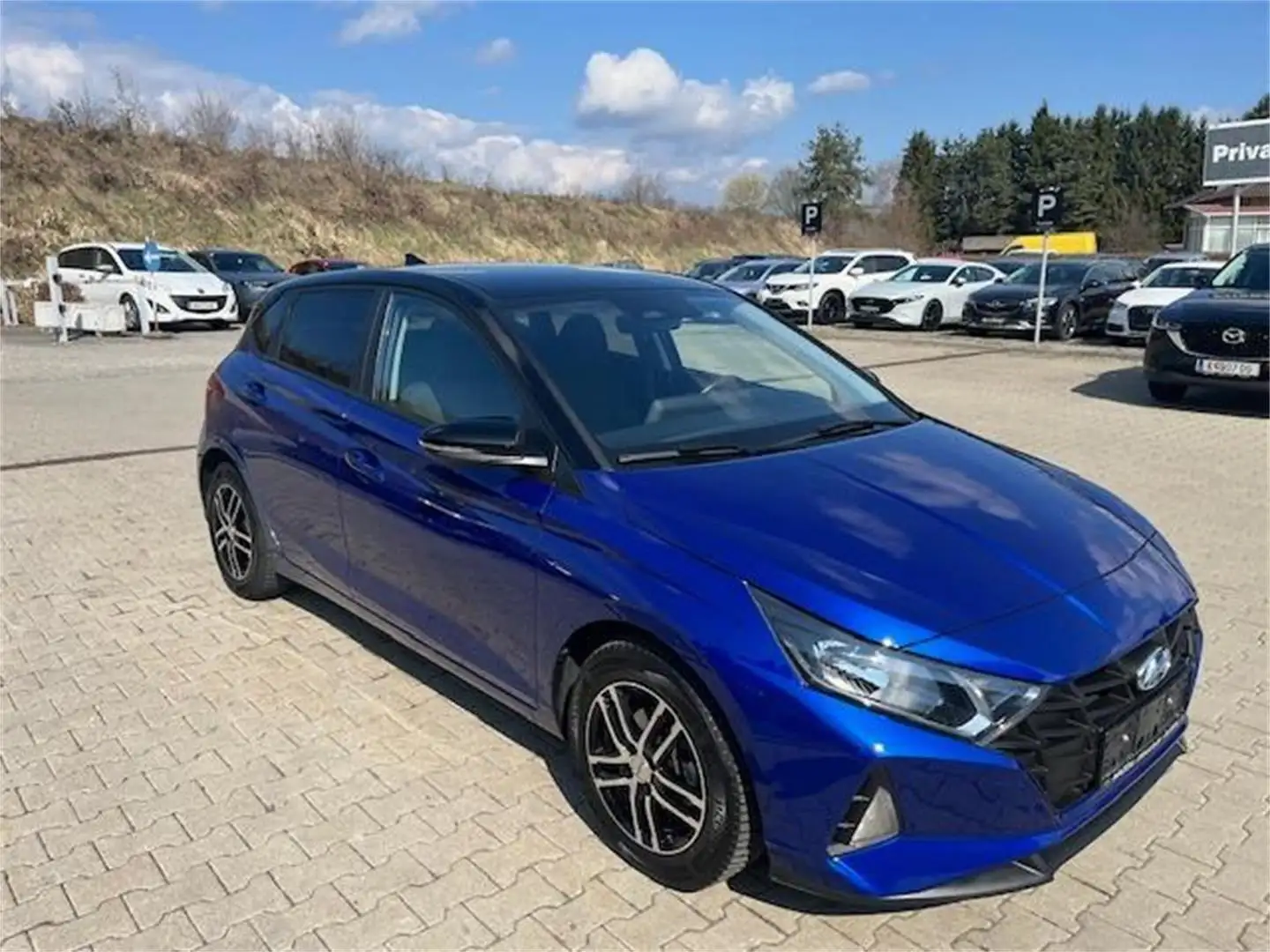 Hyundai i20 1,2 MPI chic Blau - 2