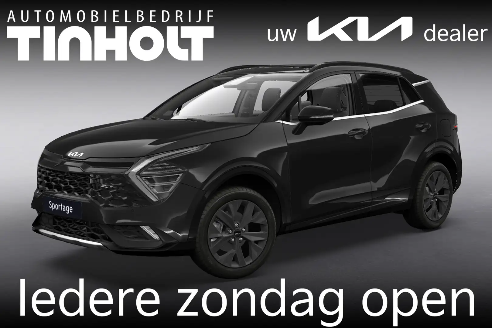 Kia Sportage 1.6 T-GDi Hybrid GT-Line Limited Edition - Direct Zwart - 1