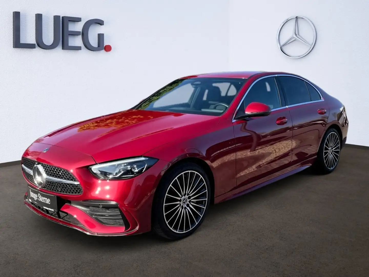 Mercedes-Benz C 200 AMG-ADVANCED+NAVI+LED+LENKRADHZG+KAMERA Rot - 2