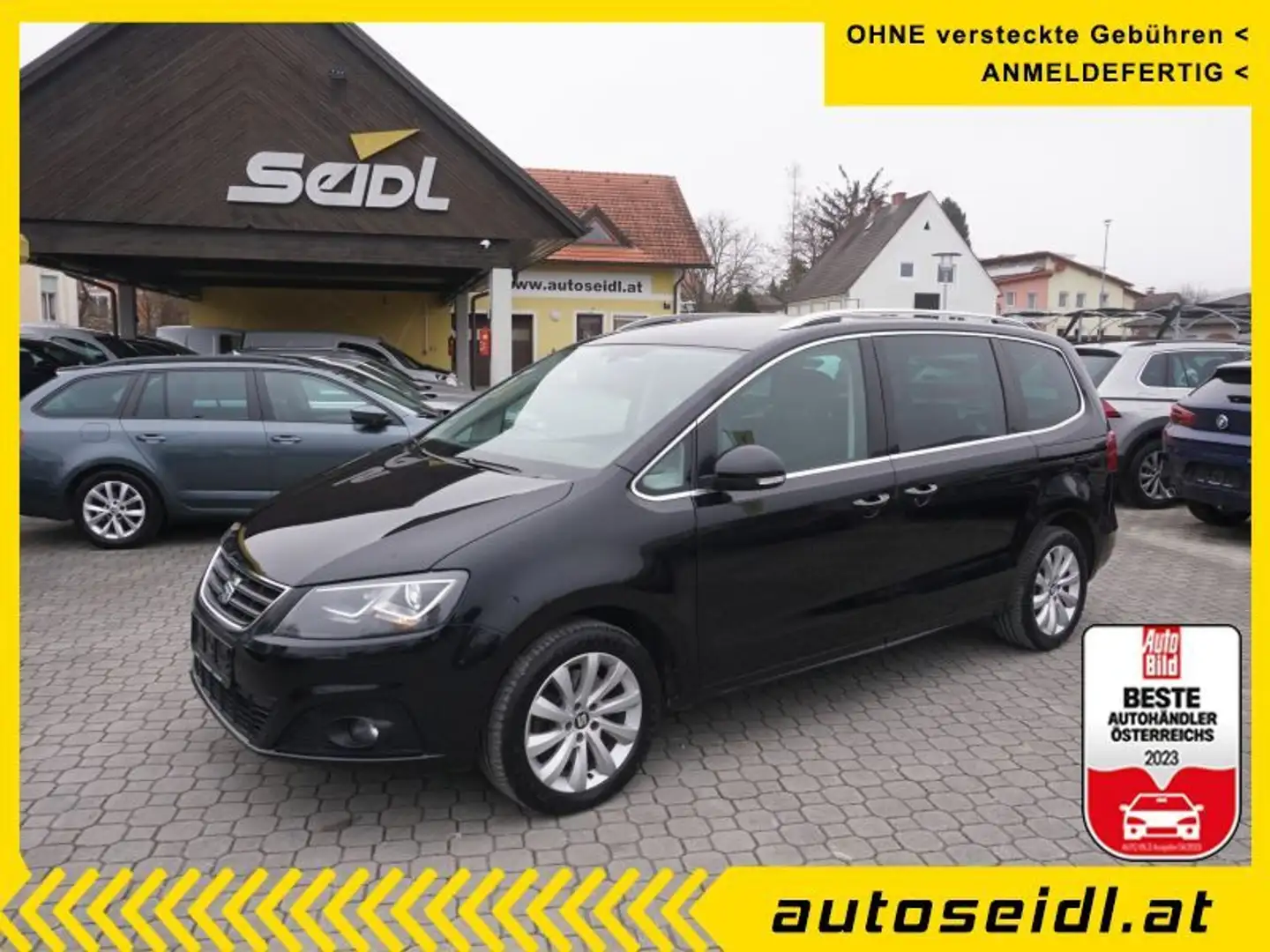 SEAT Alhambra Executive 2,0 TDI Executive *7-SITZE+NAVI+XENON* Černá - 1