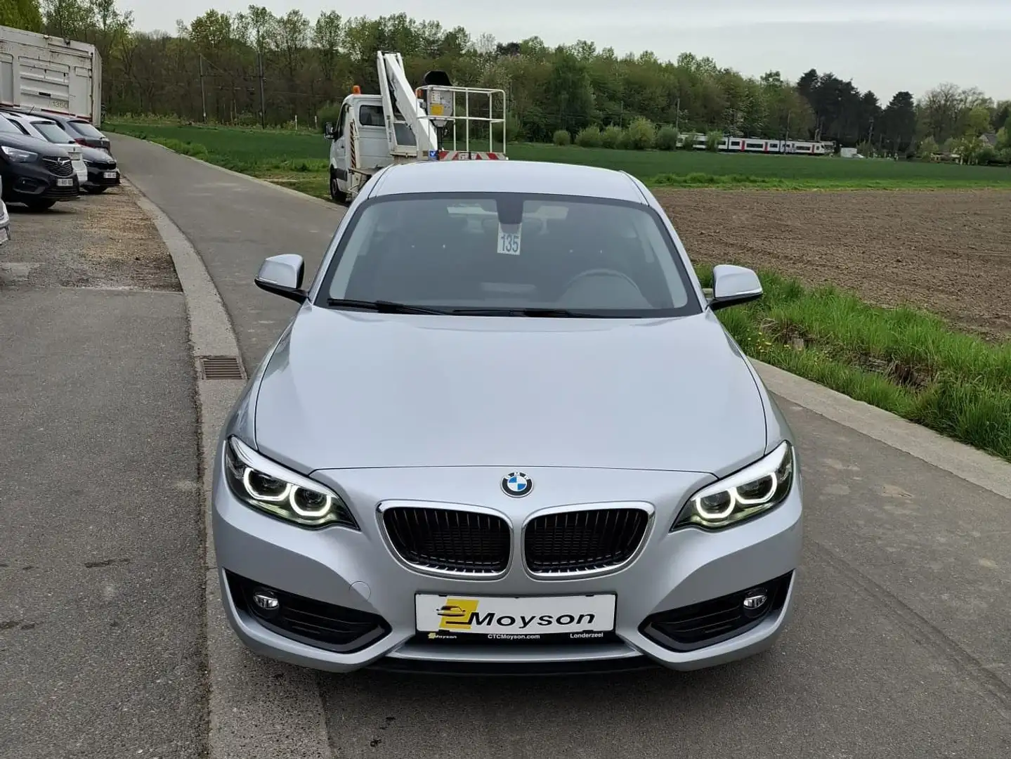 BMW 218 Coupé 218iA Argent - 2