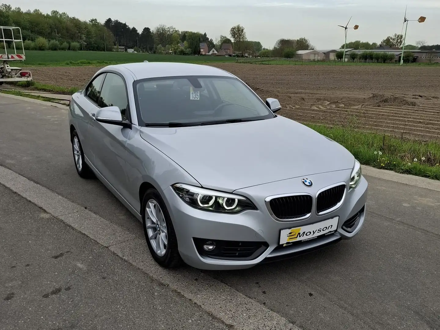 BMW 218 Coupé 218iA Argent - 1