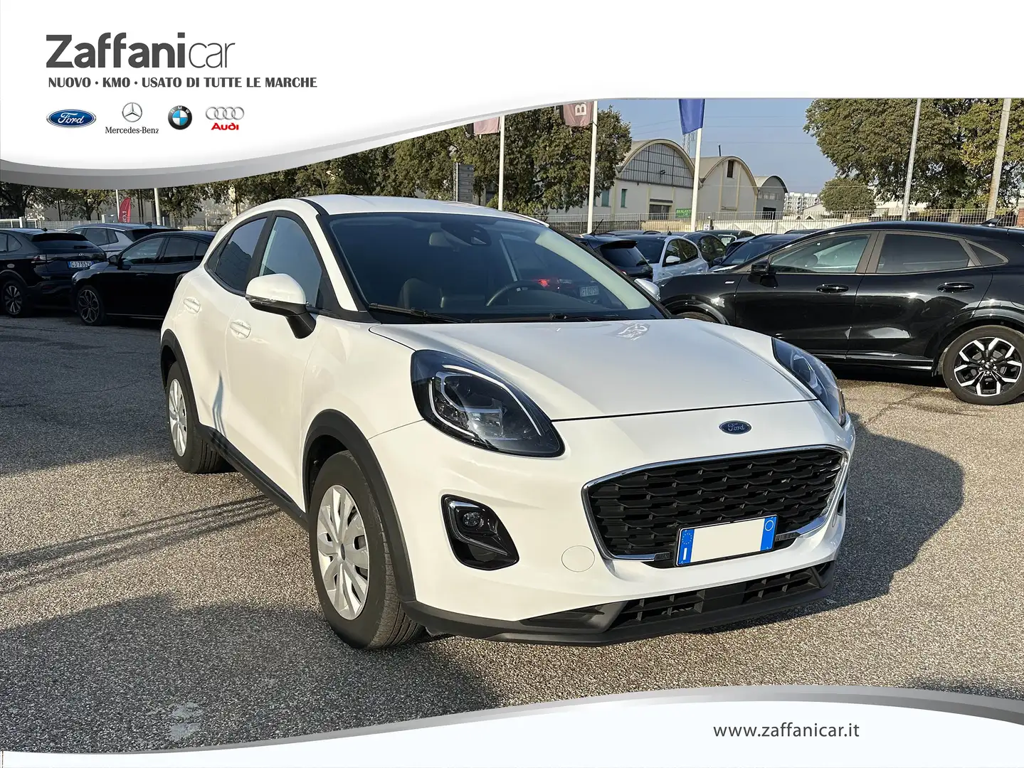 Ford Puma 1.0 EcoBoost Connect Blanc - 1