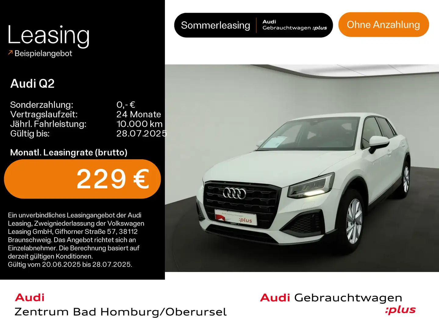 Audi Q2 Advanced 30 TDI*Navi*LED*AHK*PDC*Audi Connect Weiß - 1
