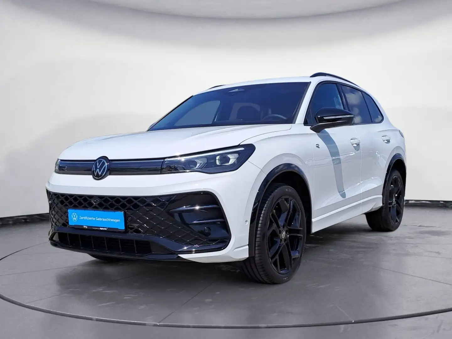 Volkswagen Tiguan 2.0 TDI DSG 4Motion R-Line AHK Pano HUD Weiß - 2