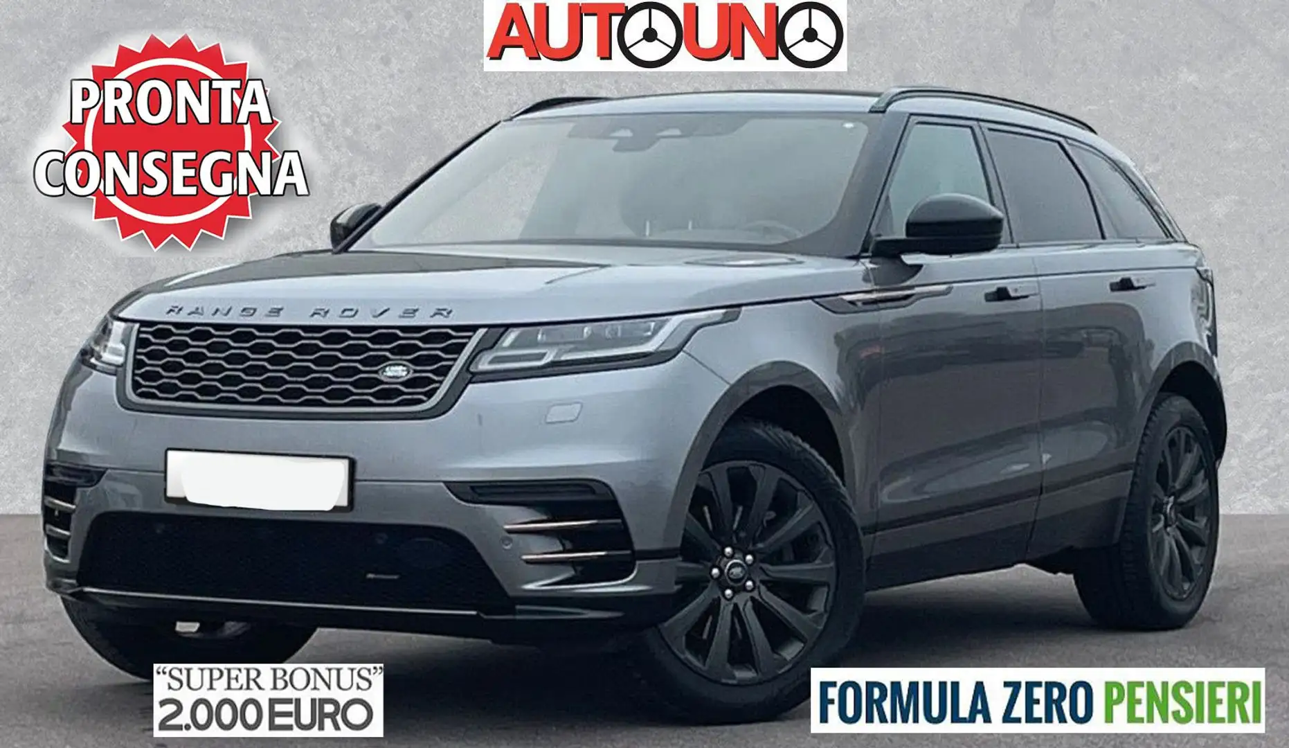Land Rover Range Rover Velar 2.0D I4 204 CV SE Gris - 1