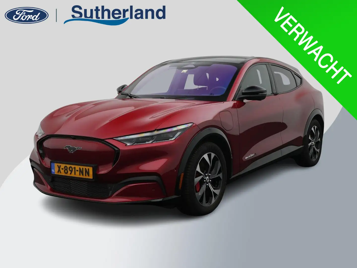 Ford Mustang Mach-E Extended Premium RWD 98 kWh 294pk | Technology Pac Roşu - 1