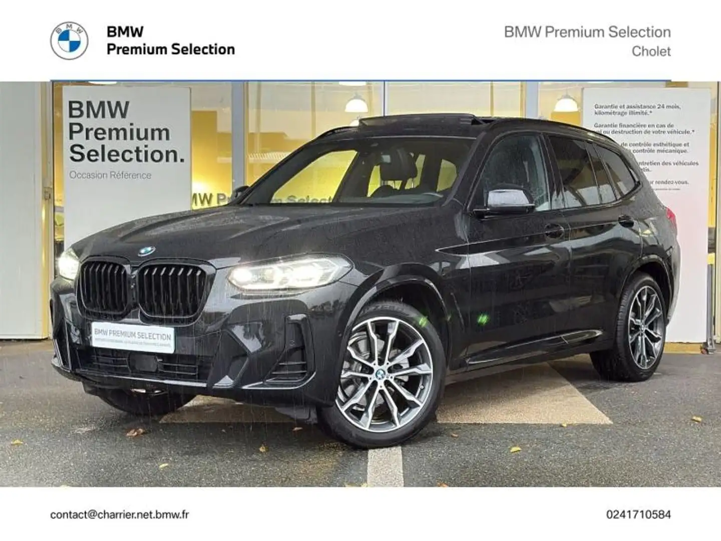 BMW X3 xDrive20d 190ch M Sport Schwarz - 1