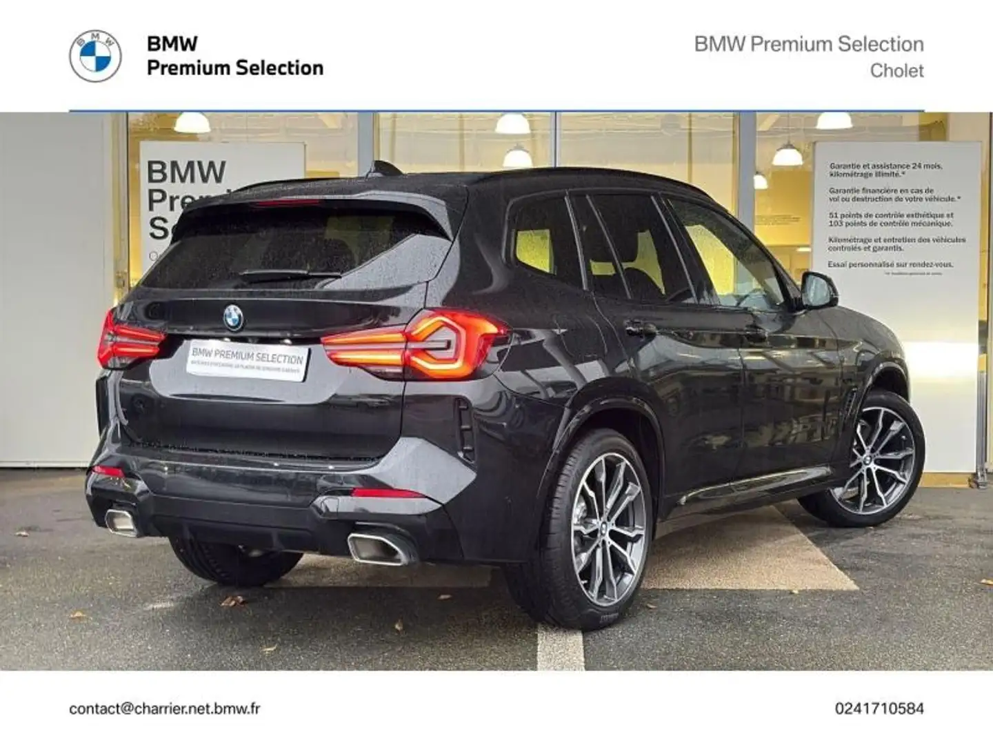BMW X3 xDrive20d 190ch M Sport Noir - 2