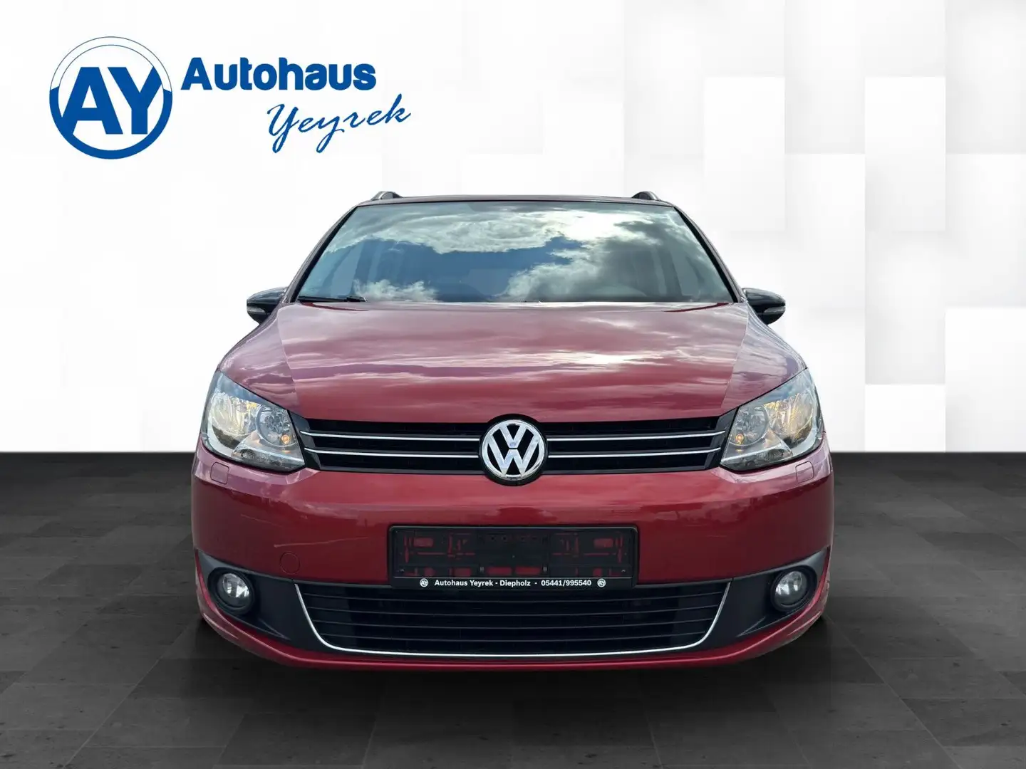 Volkswagen Touran 1.6 TDI Match *7-Sitze*MFL*eAC*Tempomat* Rot - 2