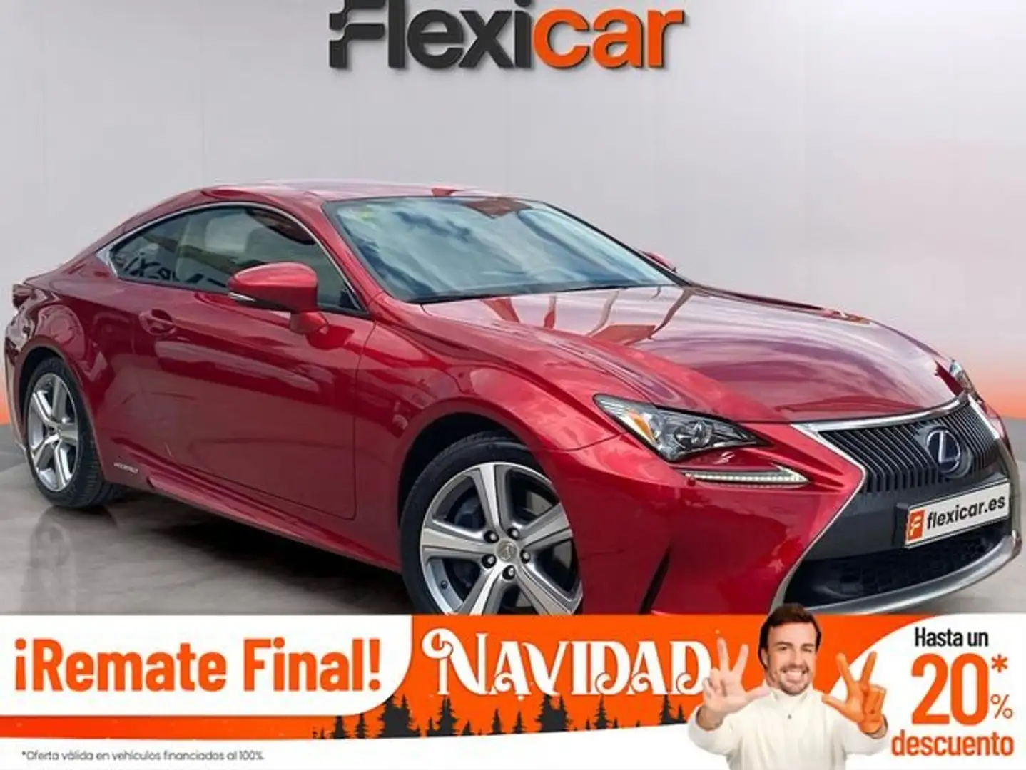 Lexus RC 300h Executive Rouge - 1