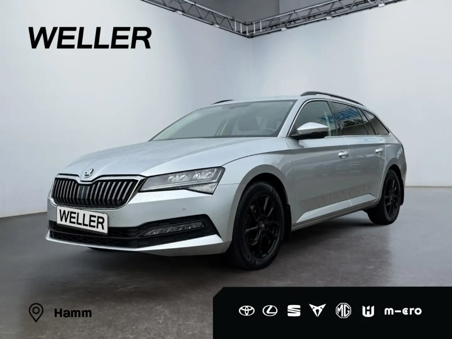 Skoda Superb Combi 1.5 TSI DSG Ambition *AHK*el Heck* Silber - 1