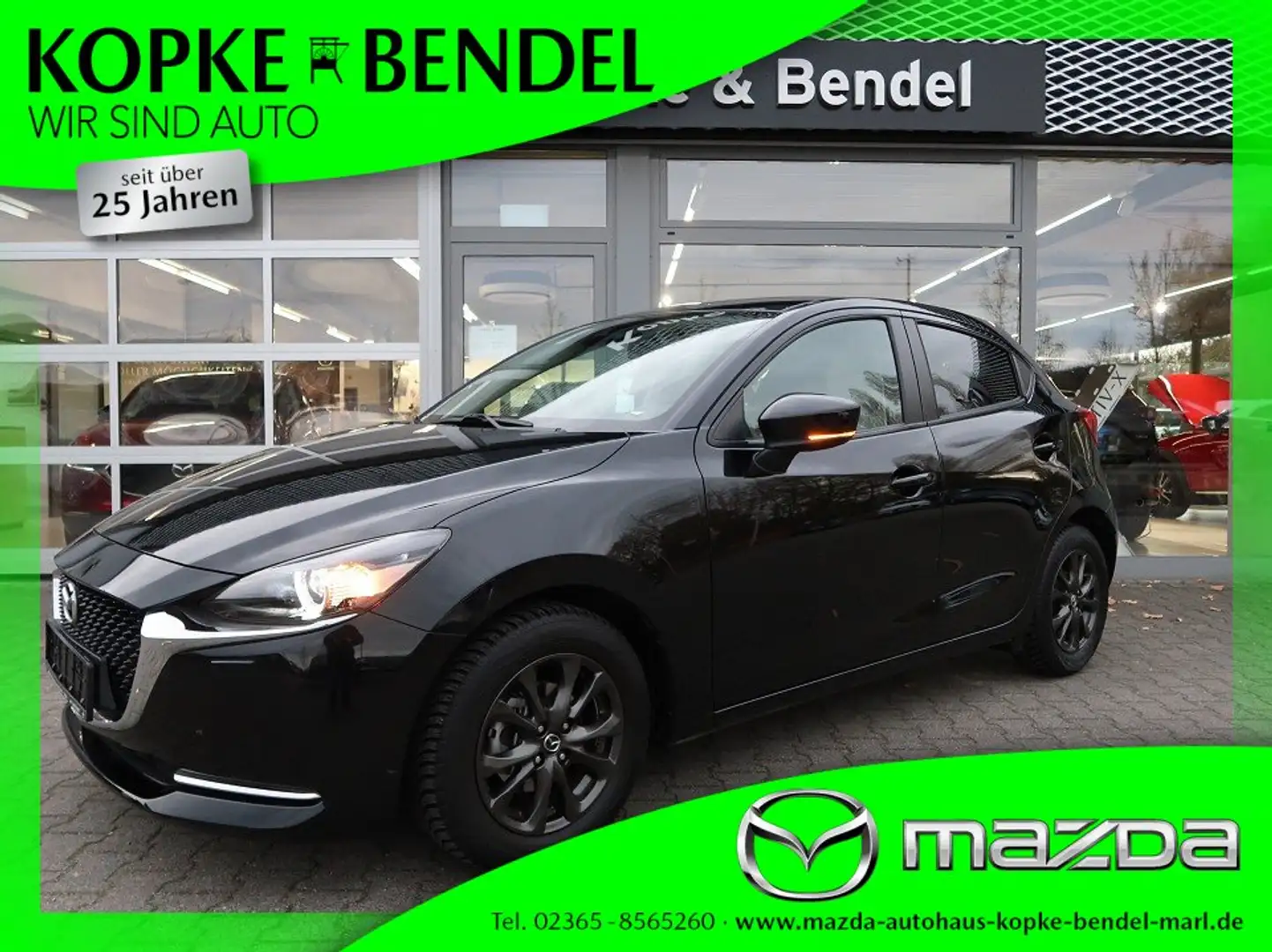 Mazda 2 1.5l *EDITION100*Alcantara*Kamera*Topgepflegt* 1.5 Zwart - 1