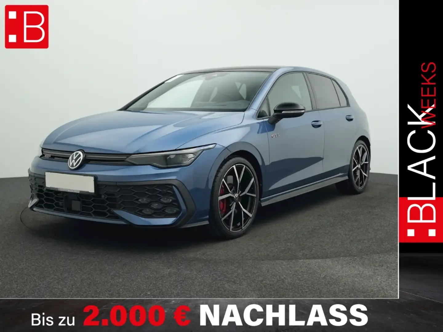 Volkswagen Golf GTI 8 2.0 TSI DSG BLACK STYLE PANO H&K-SOUND 19 ESTORI Blau - 1