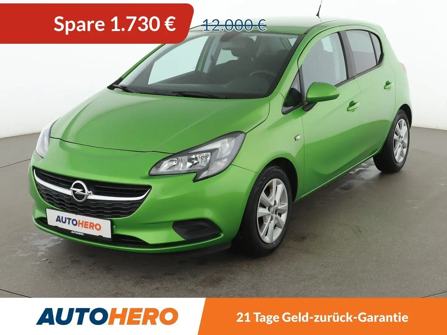 Opel Corsa 1.4 Edition Aut.*PDC*SHZ*TEMPO*KLIMA* Grün - 1