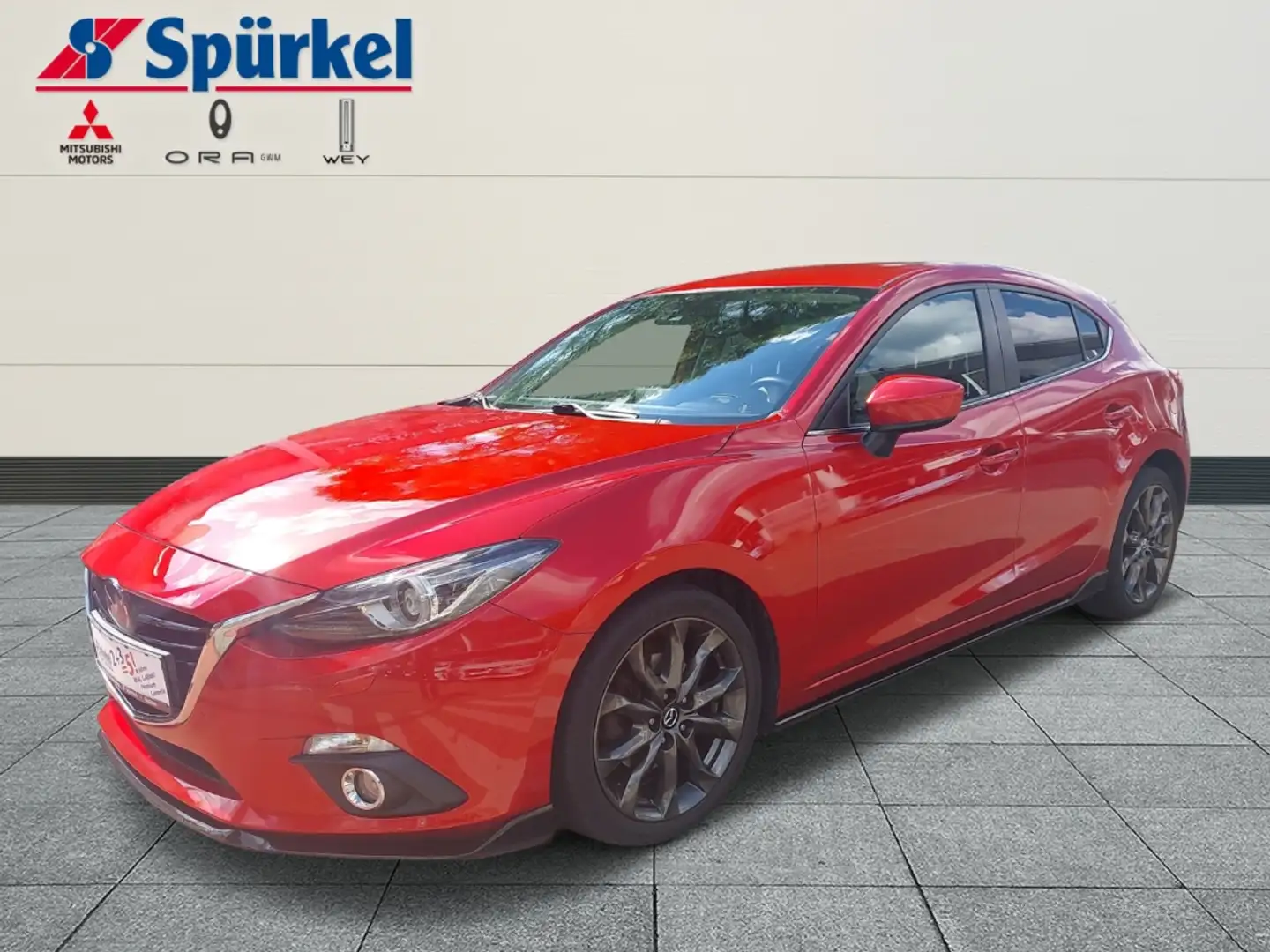 Mazda 3 SKYACTIV-D, Verkauf an Gewerbekunden Rot - 1