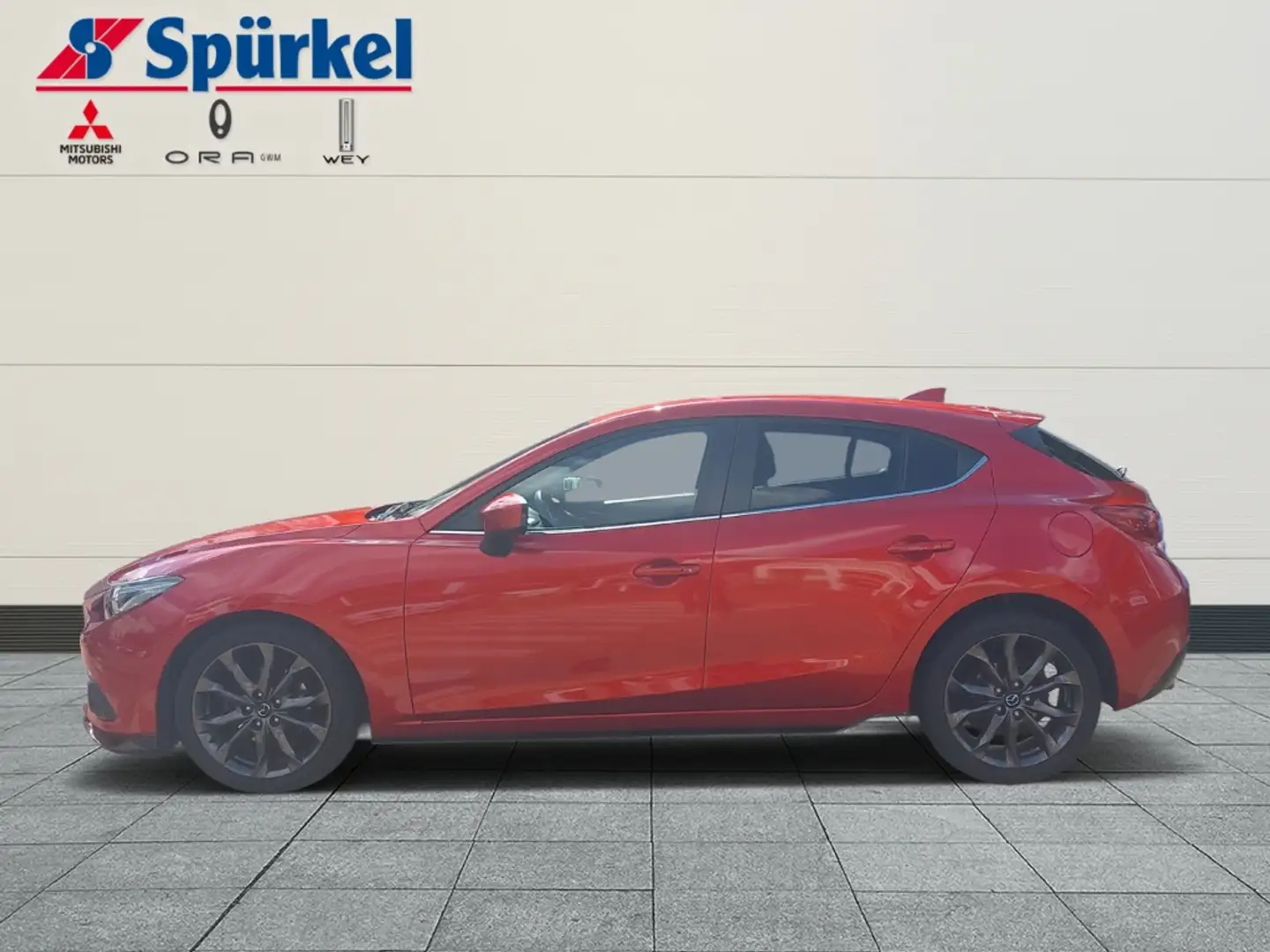 Mazda 3 SKYACTIV-D, Verkauf an Gewerbekunden Rot - 2