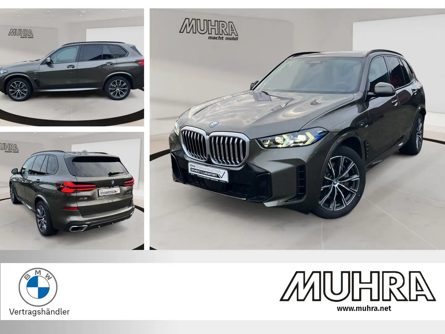 BMW X5 xDrive50e M Sport 20" AHK Pano Softclose H&K Autob Grün - 1