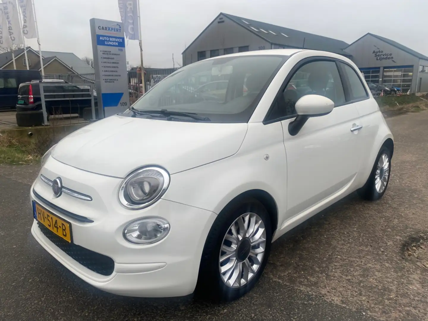 Fiat 500 0.9 TwinAir Turbo Popstar facelift model Blanc - 1