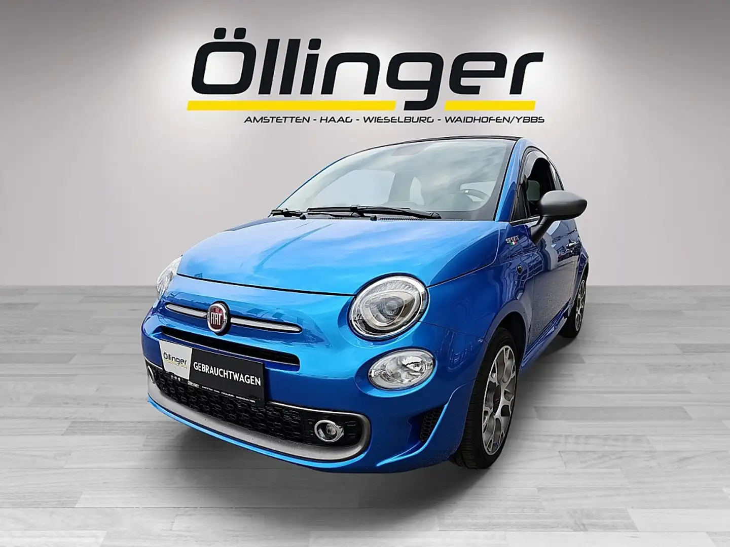 Fiat 500C FireFly Hybrid 70 Sport Blau - 1