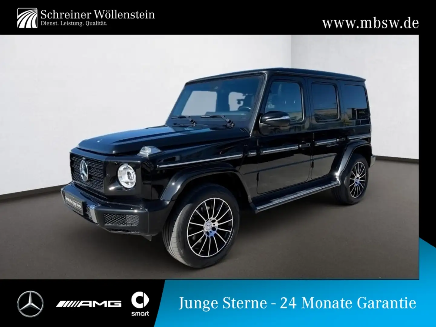Mercedes-Benz G 400 d AMG*Schiebedach*Wide*Mbeam*AHK*Stdhzg* Чорний - 1