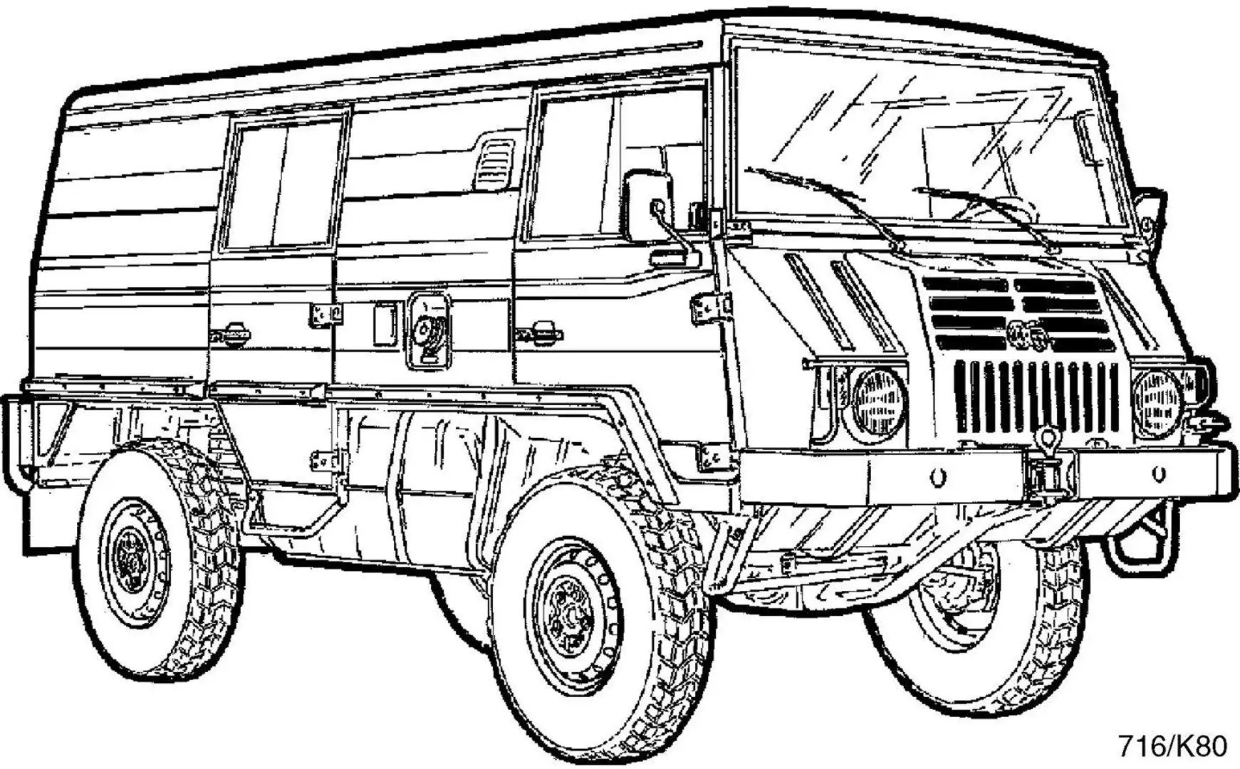 Puch Pinzgauer 716K Silber - 1