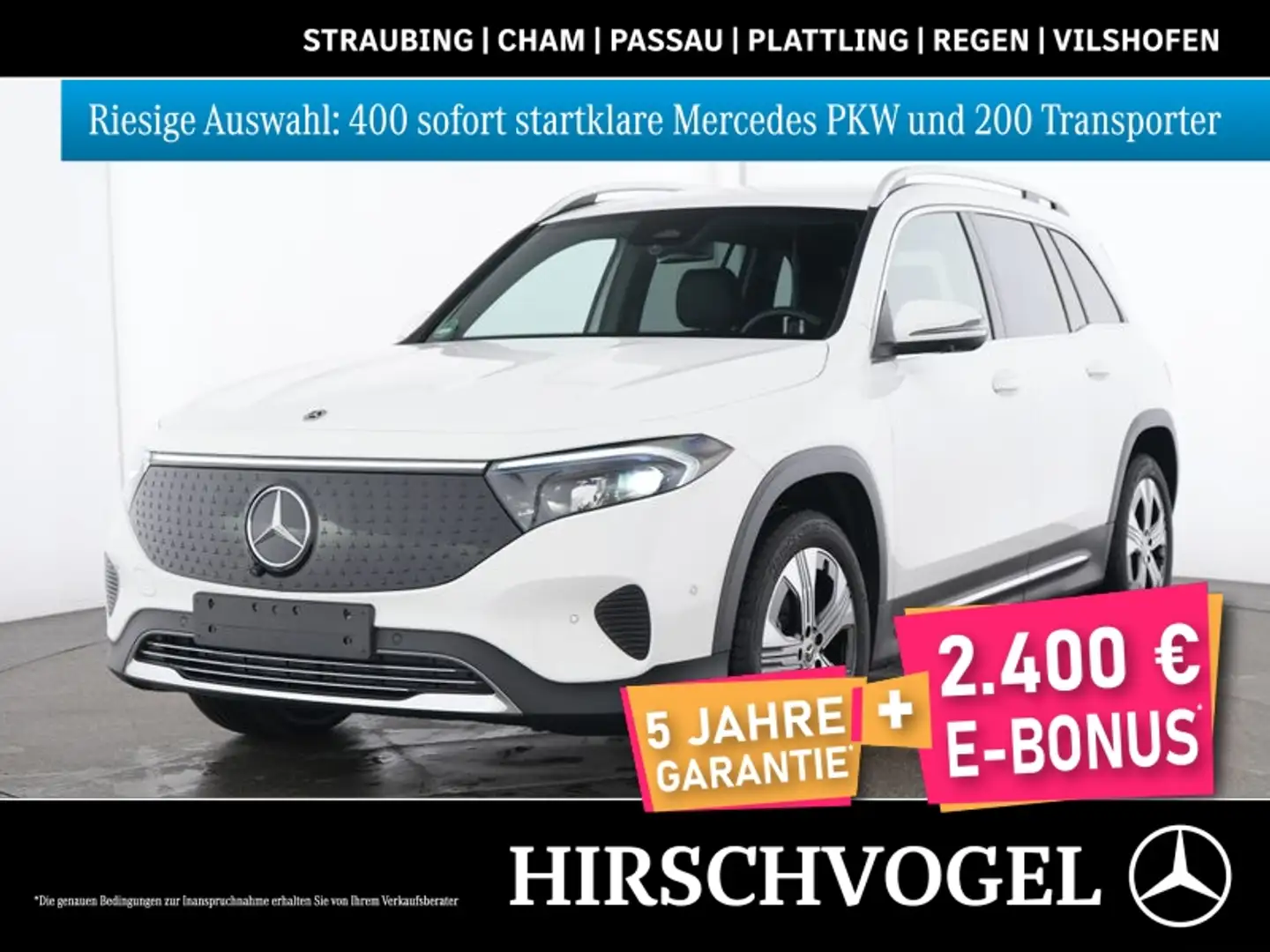 Mercedes-Benz EQB 300 4M Progressive+Memory-P+MBUX+Navi-Pr+LED Weiß - 1