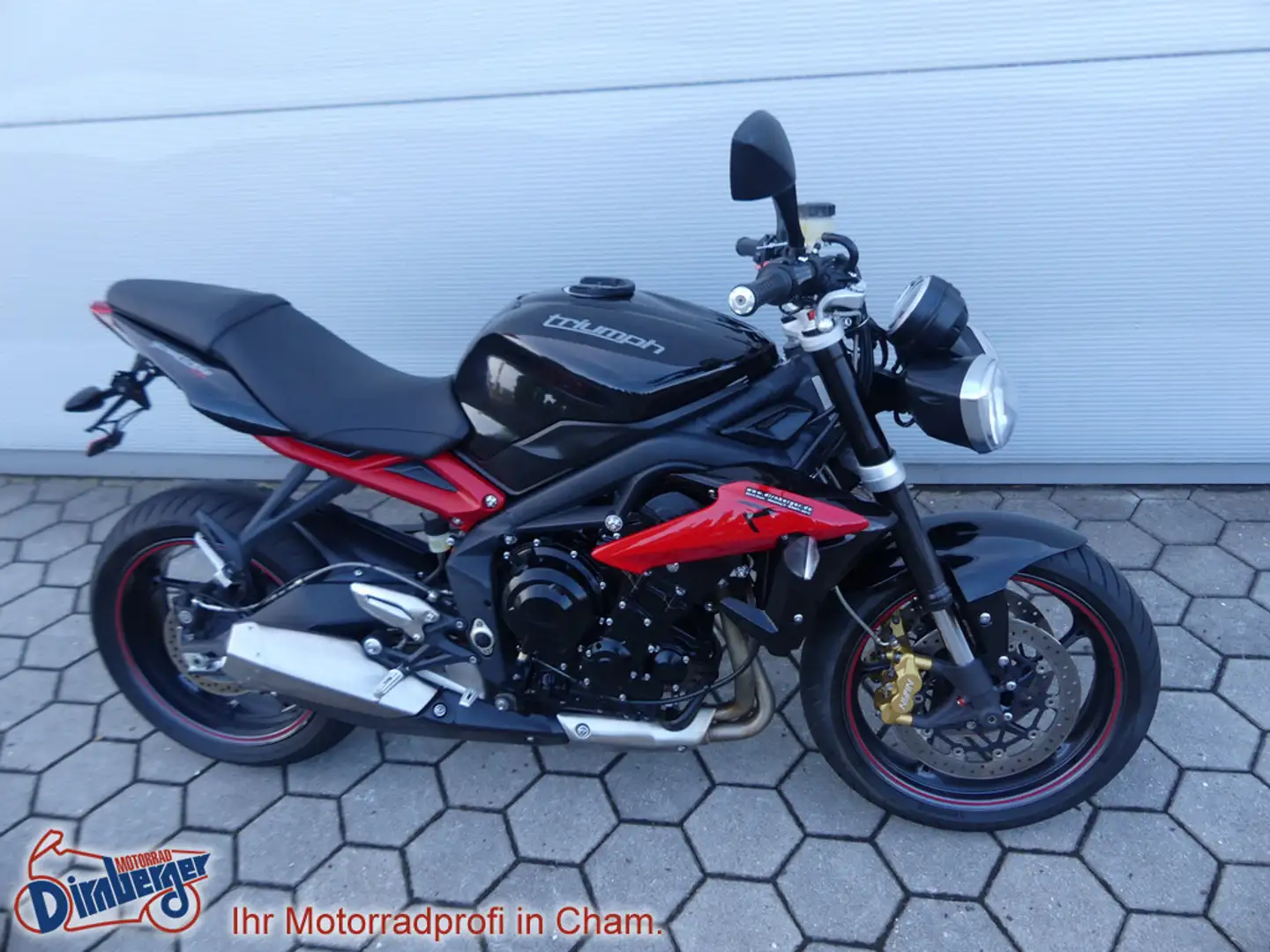 Triumph Street Triple 675 R, ABS aus 2.Hand alles TOP Noir - 1