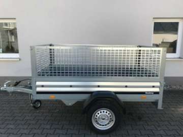 1205 750KG kippbar mit Laubgitter und Stützrad