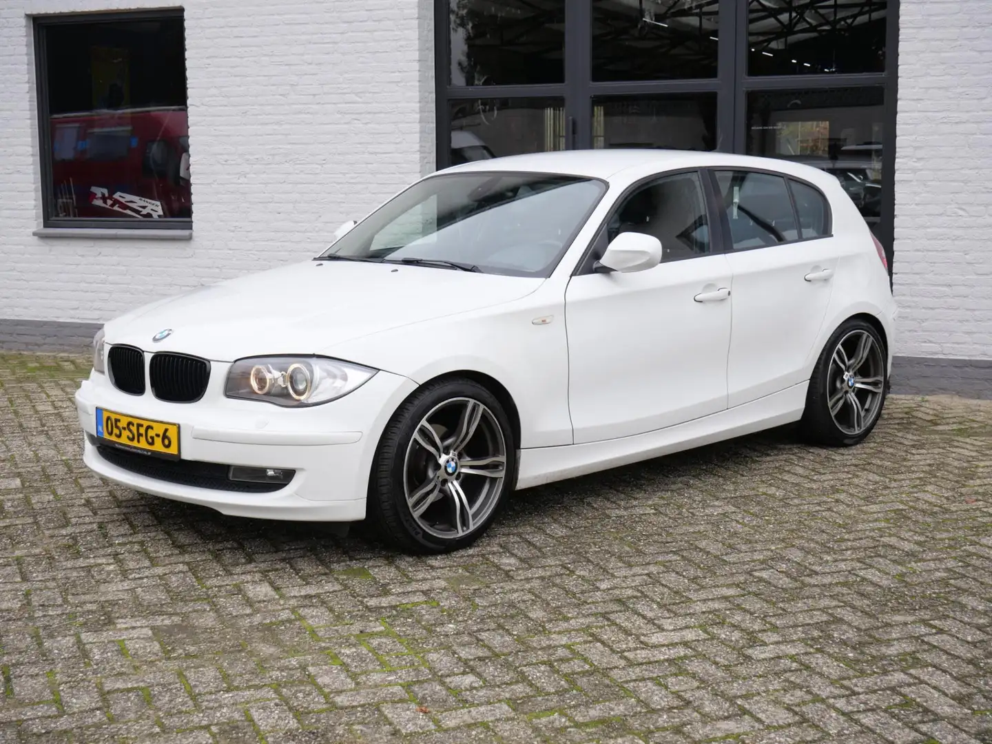 BMW 116 1-serie 116i 2.0 Ecc leder Xenon Origineel NL Bianco - 1