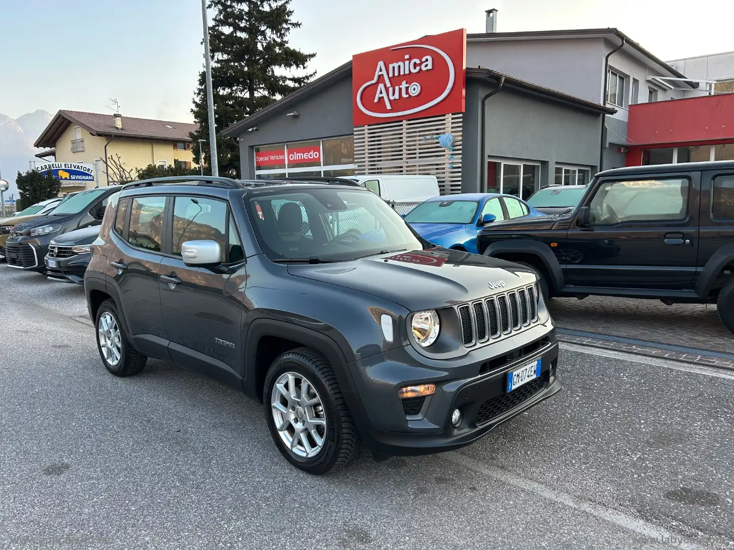 Jeep Renegade 1.5 T4 MHEV Limited SOLO KM 18750 IBRIDA Grigio - 2