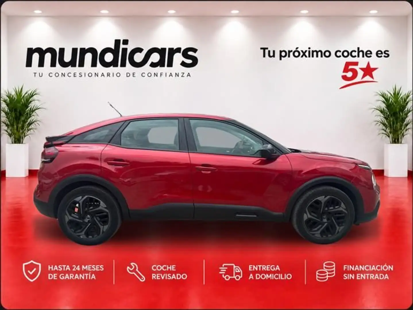 Citroen C4 1.5 BlueHDI S&S Feel Pack EAT8 130 Rojo - 2