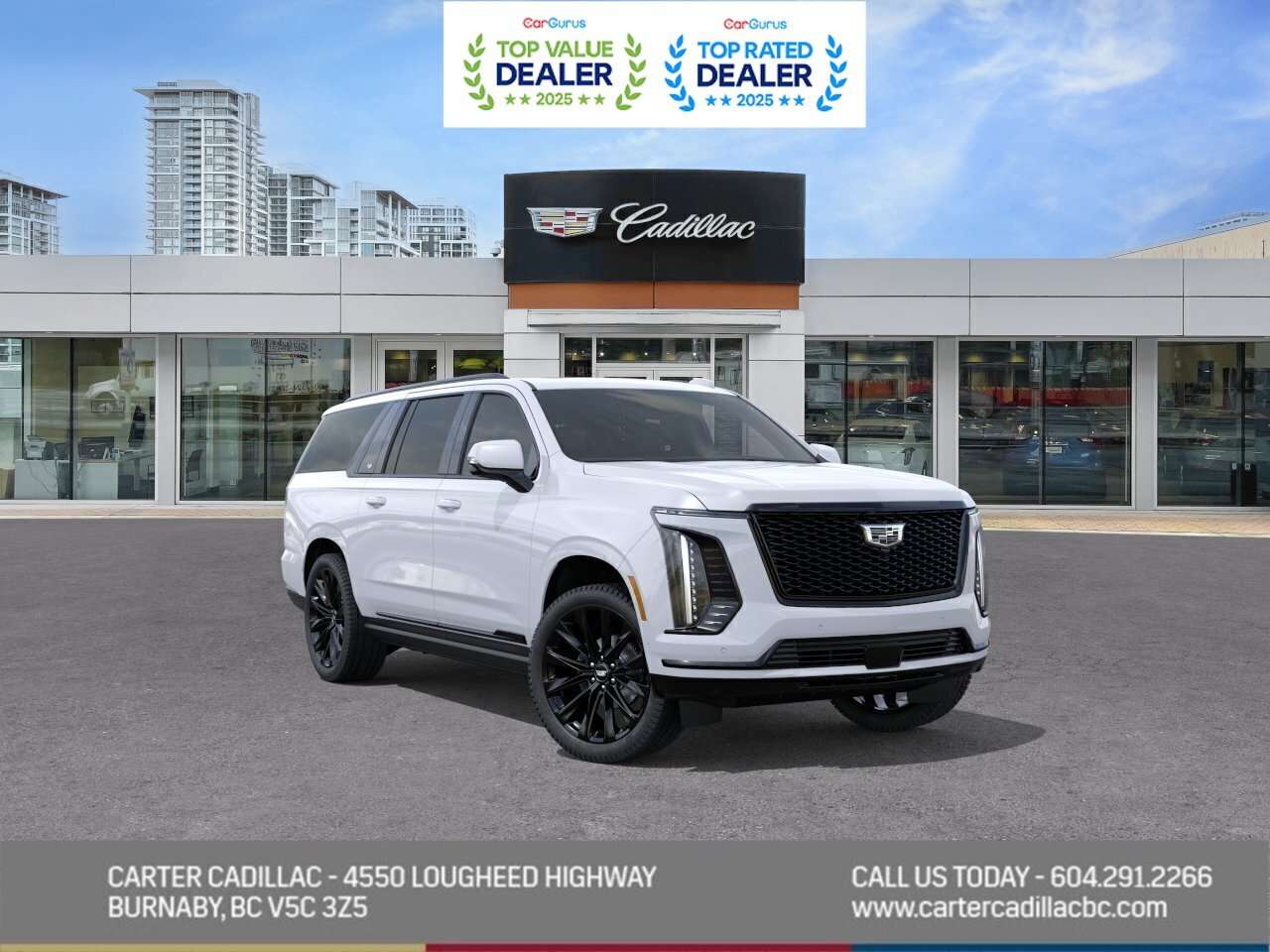 White 2026 Cadillac Escalade ESV SUV / Crossover Four-Wheel Drive Automatic