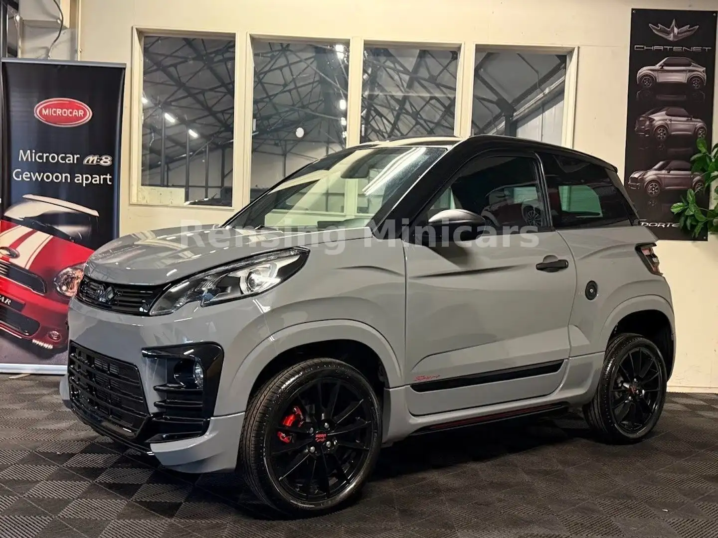 Ligier JS 60 JS60 Nardo GREY Apple Carplay Mopedauto Microcar Gris - 1