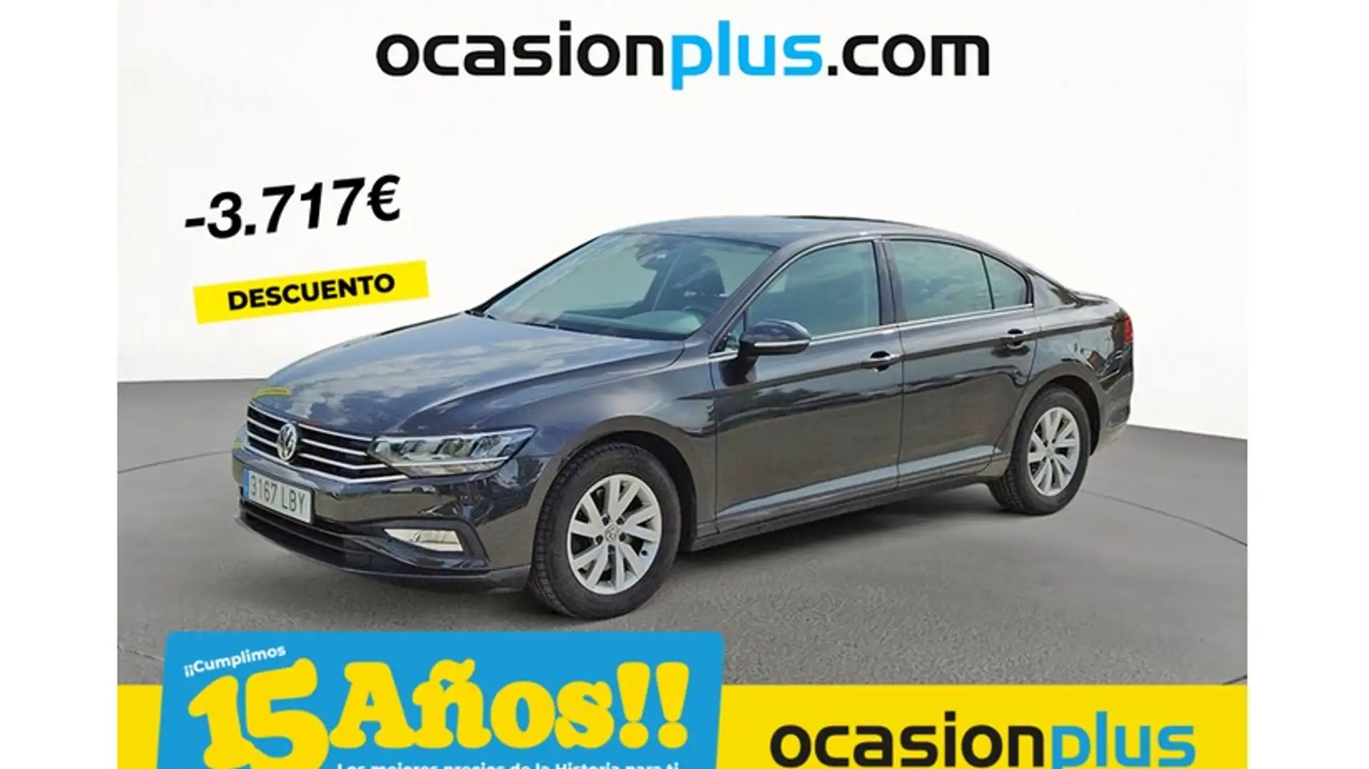Volkswagen Passat 1.6TDI Business DSG7 Gris - 1