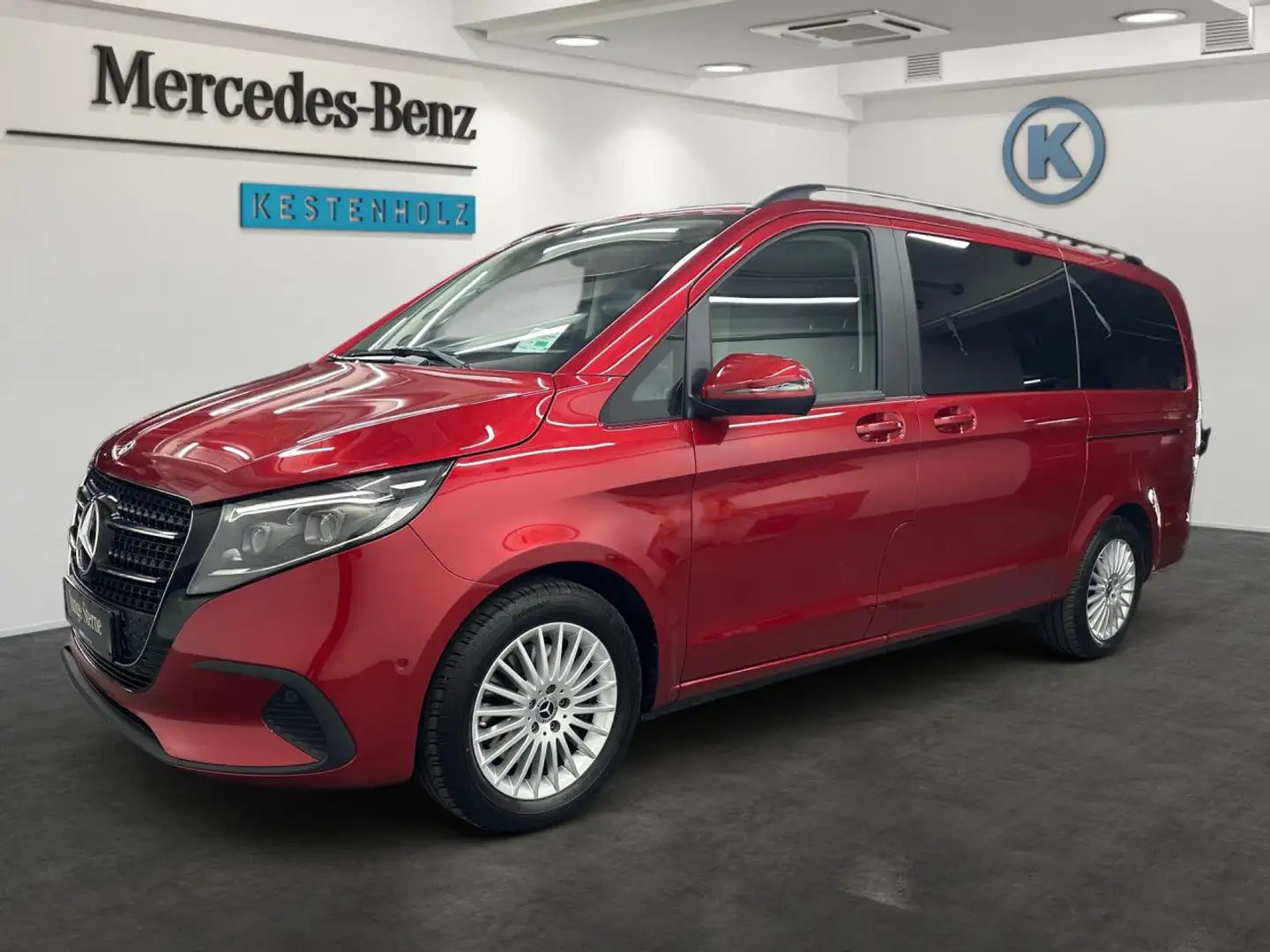 Mercedes-Benz V 220 d STYLE Lang Standheizung Multibeam AHK Rot - 2