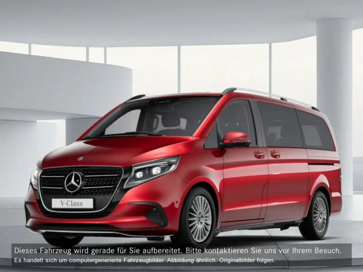 Mercedes-Benz V 220 d lang WideScreen Stdhzg Multibeam AHK 9G Rot - 2