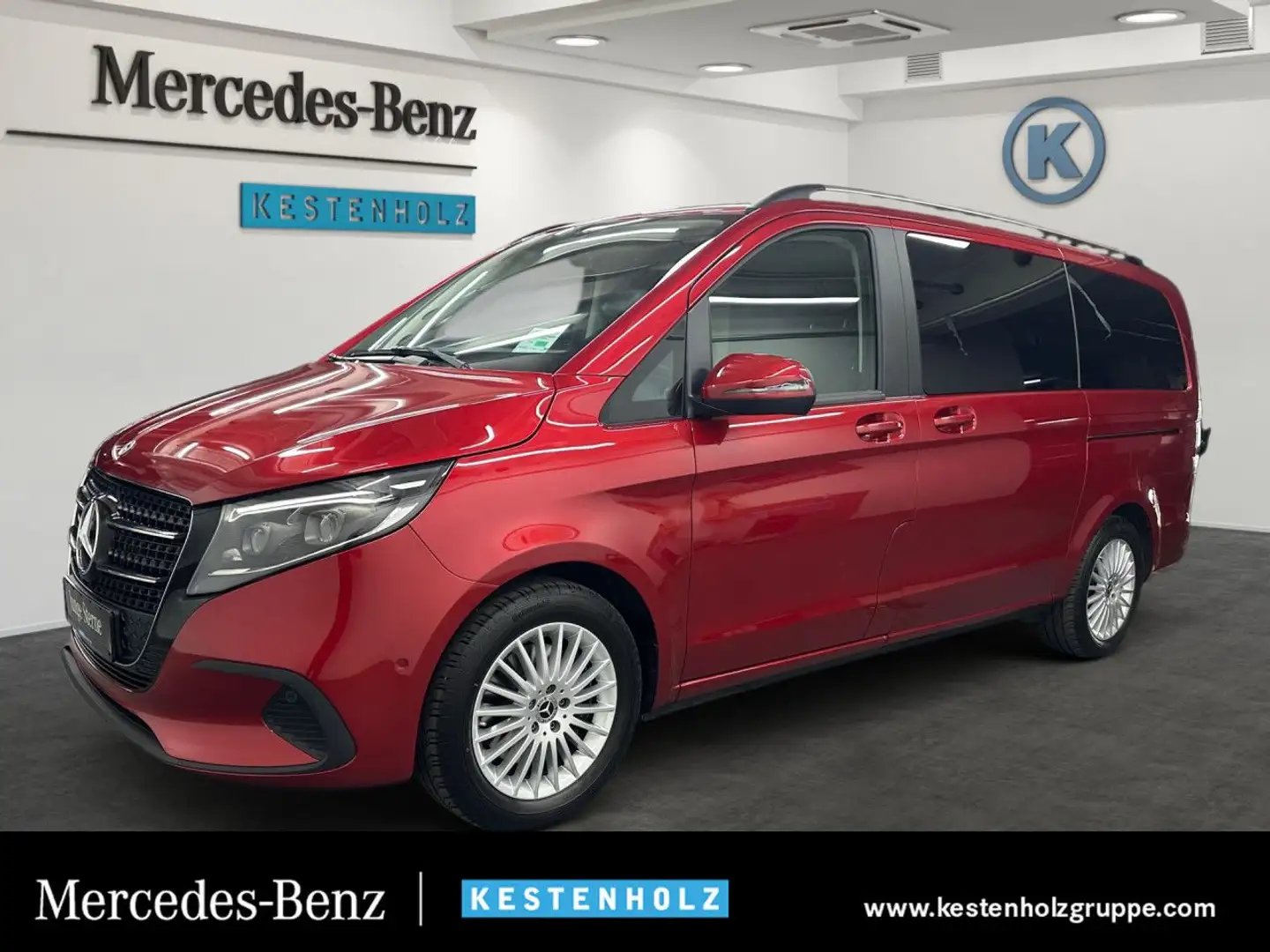 Mercedes-Benz V 220 d STYLE Lang Standheizung Multibeam AHK Rot - 1