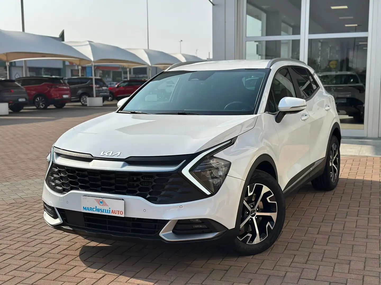Kia Sportage 1.6 tgdi hev Style auto Bianco - 1