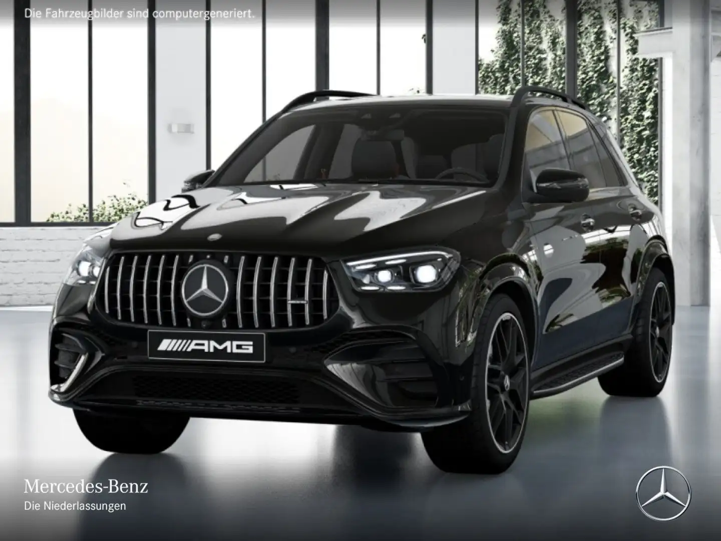 Mercedes-Benz GLE 53 AMG GLE 53 4M NIGHT+PANO+360+MULTIBEAM+22"+SPUR+TOTW Schwarz - 2