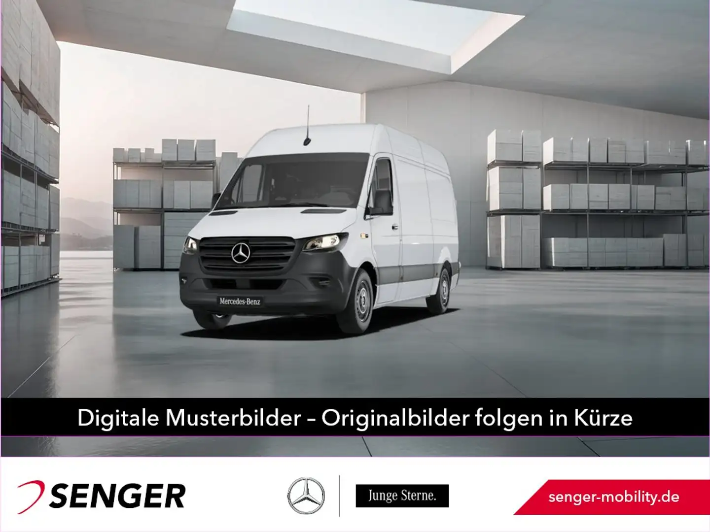 Mercedes-Benz Sprinter 317 CDI KA L2H2 MBUX Kamera FACELIFT 9G Weiß - 1