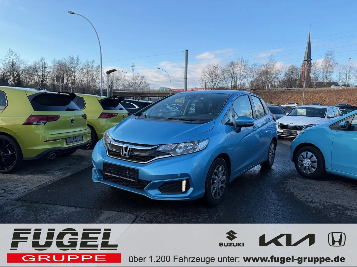 Honda Jazz 1.3 i-VTEC Comfort SHZ|Temp|PDC Blau - 1