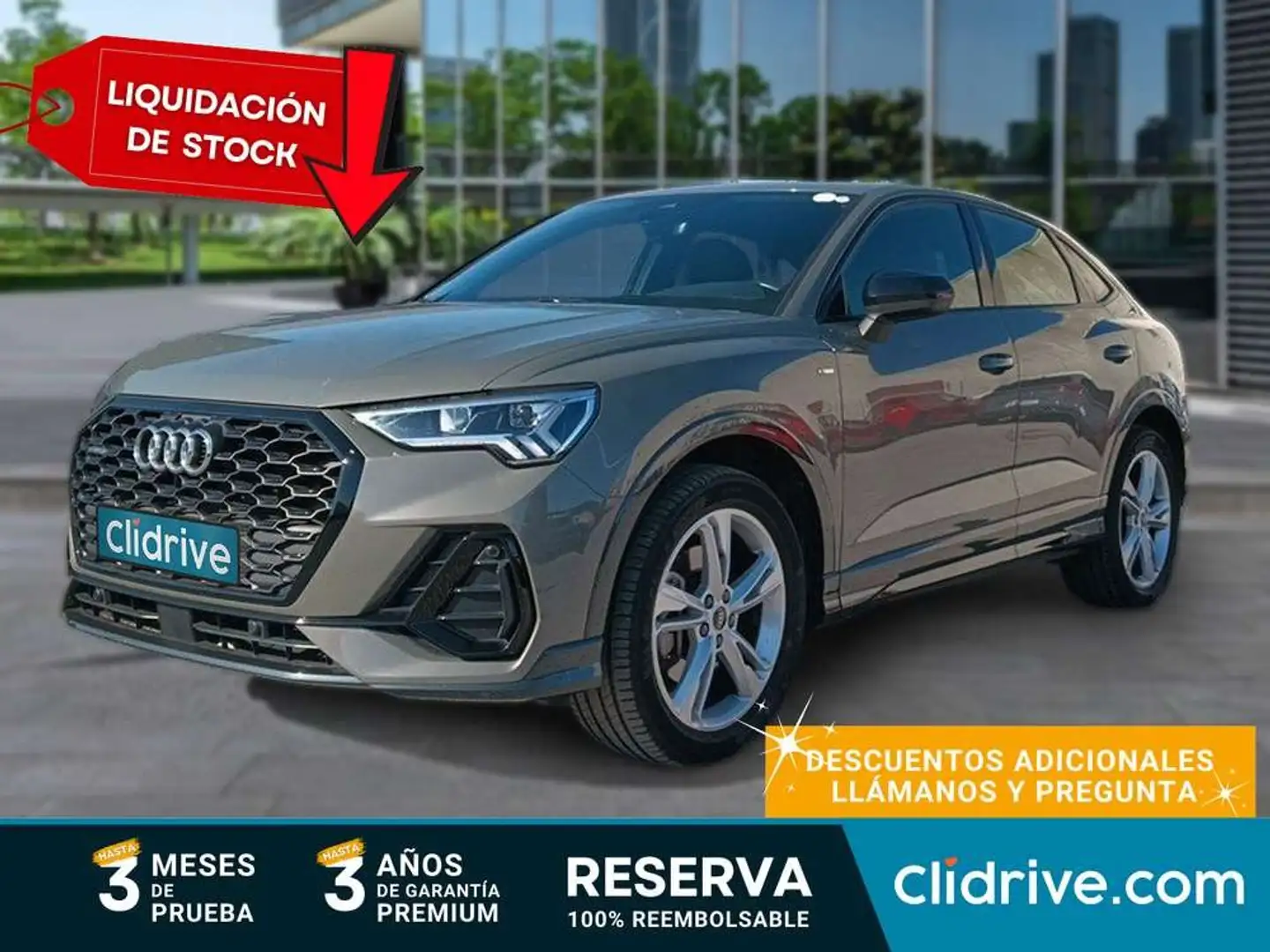 Audi Q3 40 TFSI quattro S tronic Gris - 1