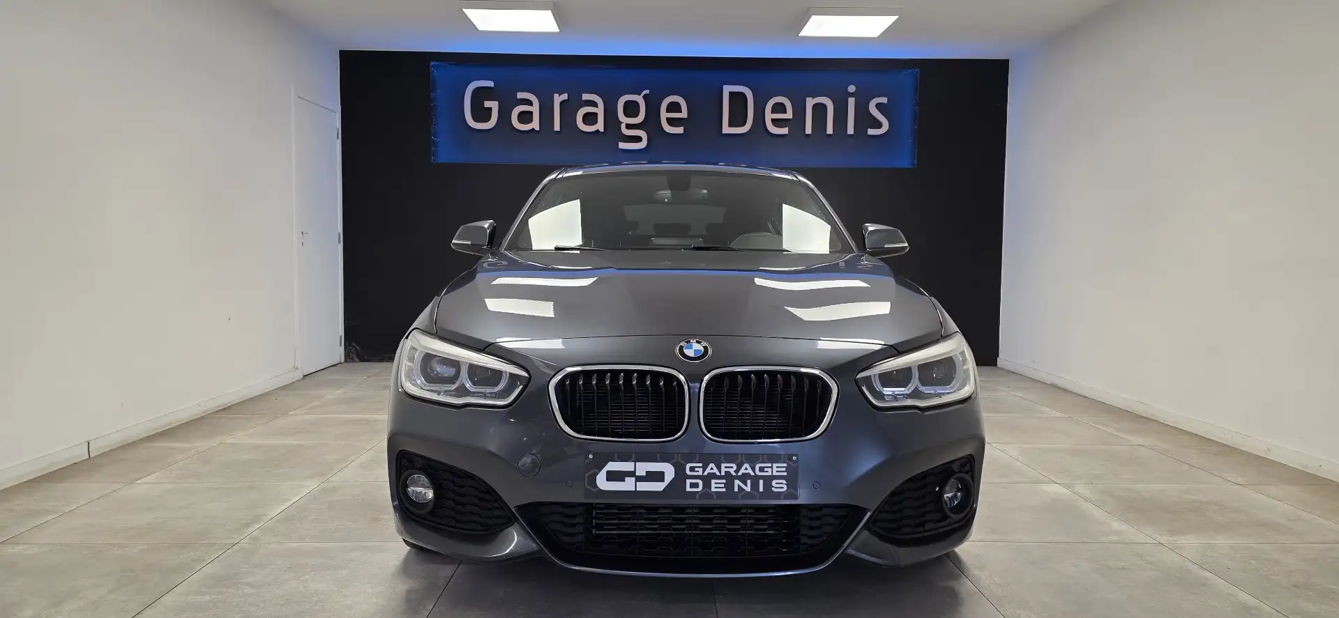 BMW 116 dA PACK M*BOITE-AUTO*GPS*LED*GARANTIE* Gris - 2