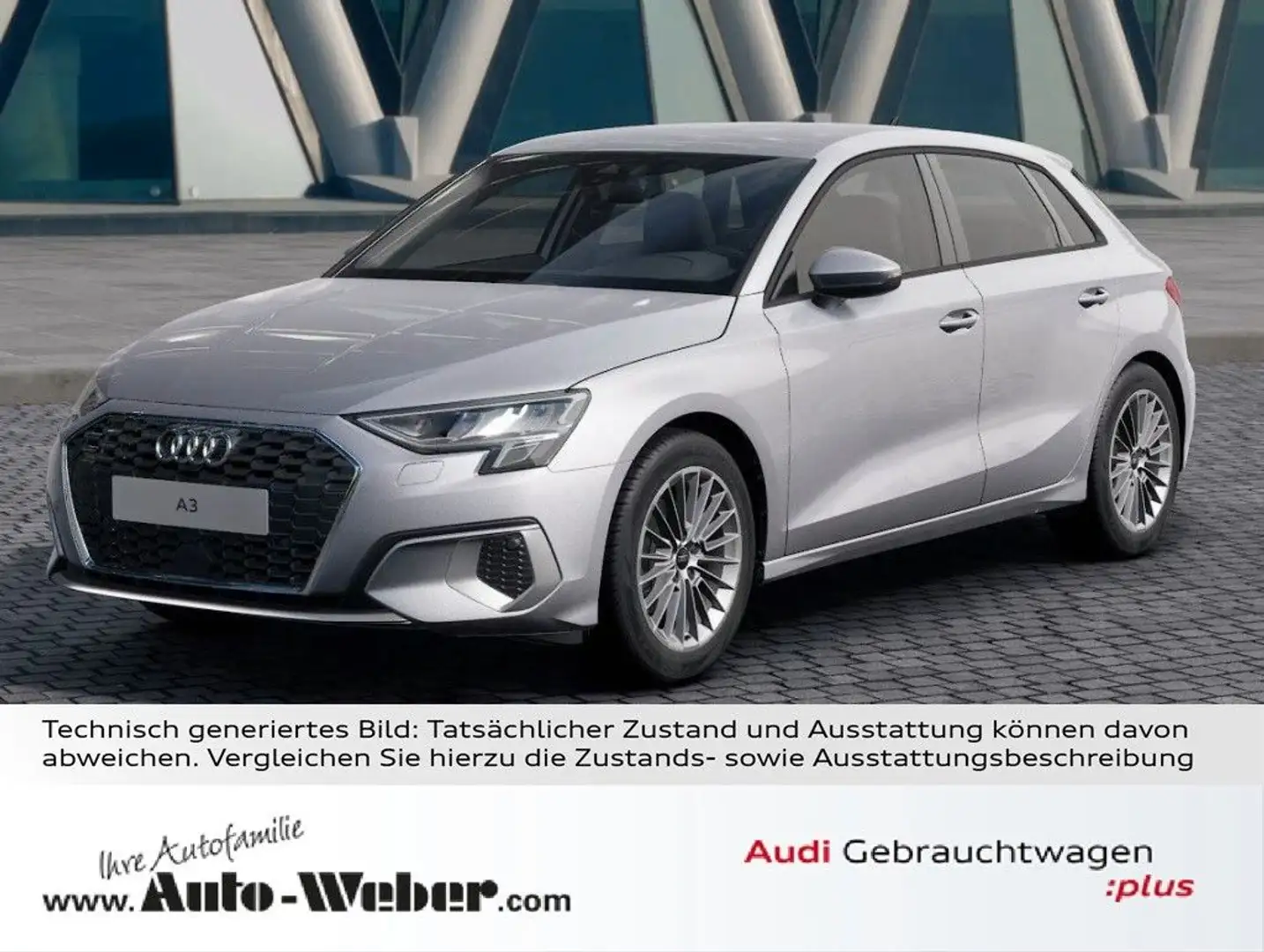 Audi A3 Sportback 35TFSI advanced 6-GANG Silber - 2